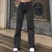 Women's High-Waisted Straight Leg Denim Pants Casual Loose Fit Trousers in White And Black for Autumn Comfortable Wear_ecoleips.com