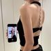 Spicy Girl Hollow-out Off-shoulder Halter Neck Camisole With Built-in Chest Pads, Suitable For Layering Or Wearing As A_ecoleips.com