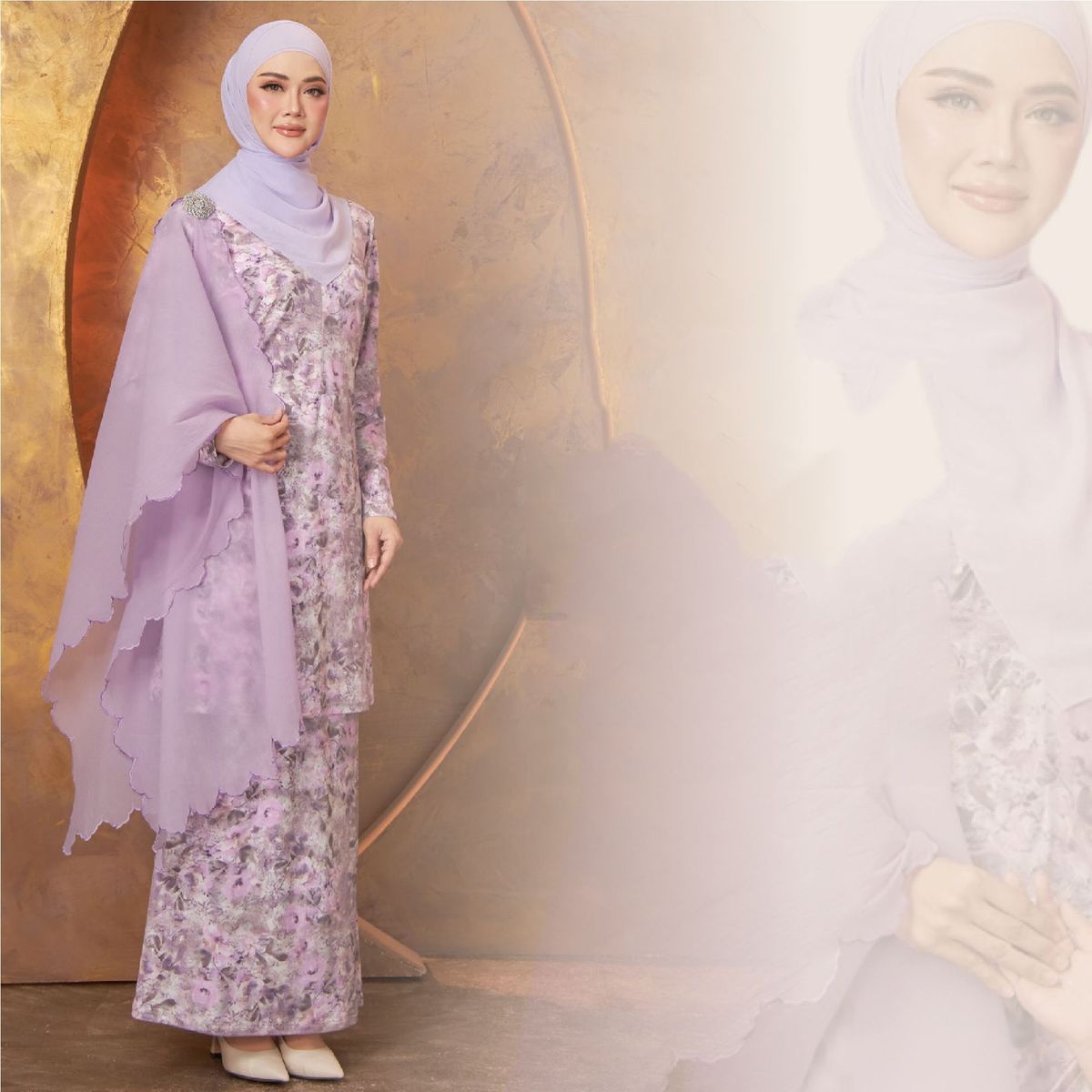 Elegant Modest Muslim Dress Set For Women – Flowy Long Sleeve Top & Maxi Skirt – Comfortable & Stylish Islamic Outfit_ecoleips.com