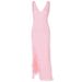 2024 Summer New Fashion V-Neck Sleeveless Ruffled Slit Slim Dress Wholesale For Women_ecoleips.com