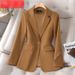 Women's Professional Blazer Long Sleeve Formal Office Jacket Workwear Slim Fit Business Suit Jacket_ecoleips.com