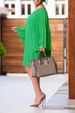 Solid Color Chiffon Off-Shoulder Midi Dress – Long Sleeve, Pleated, Flowy & Elegant_ecoleips.com