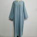 Relaxed Fit Long Sleeve Maxi Dress With Belt, Flowy Casual A-Line Dress For Women In Soft Colors Versatile And Flattering Length_ecoleips.com
