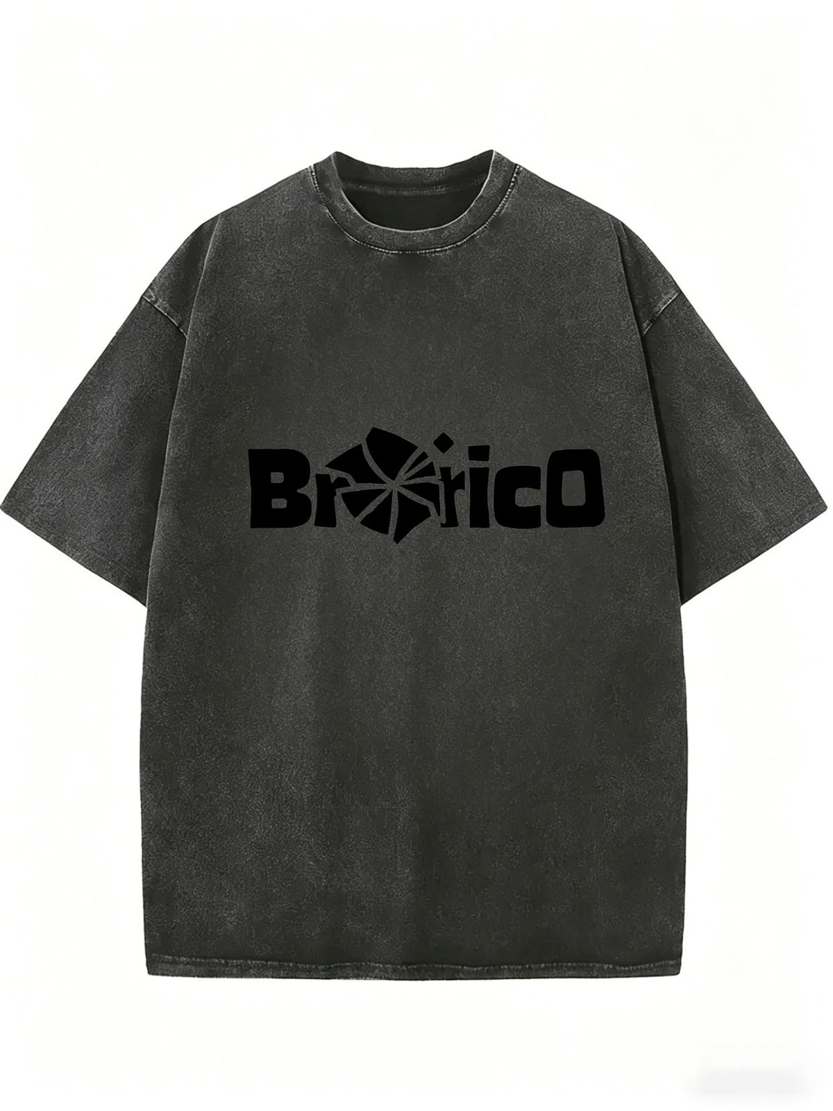 Vintage Washed Solid Women Short Sleeve Tee, Sweat Breathable Cotton Material, Loose Fit Simple Crew Top For Young Girls Daily All Occasion Wear_ecoleips.com
