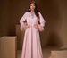 Women's Long Loose Evening Gown With Hand Stitched Rhinestones New Style Dress_ecoleips.com