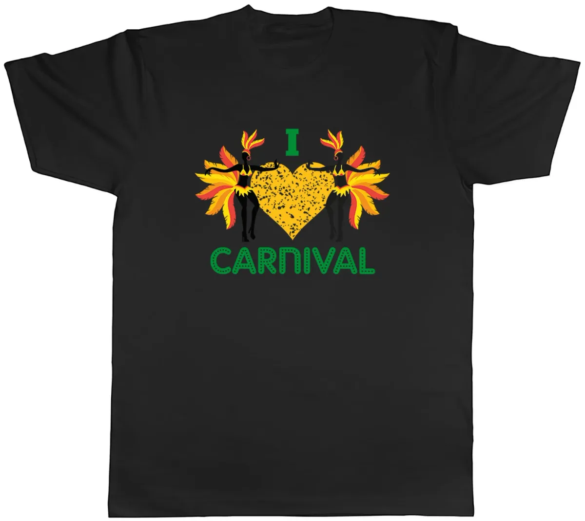 Women's T-Shirts I Love Carnival Mens T-Shirt Festival Parade Celebration Unisex Tee Gift_ecoleips.com