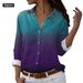 Verve 2025 Fashion Women's Printed Loose Urban Girl Long Sleeve Shirt Digital Top_ecoleips.com