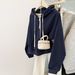 European American Real Shot 2025 Spring And Autumn Thin Hooded Sweatshirt For Women, Korean Style, Loose, Casual,_ecoleips.com