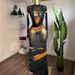 Women's Clothing Slimming Printed Jumpsuit Camisole Skirt Set Party Style American Summer Fashion_ecoleips.com