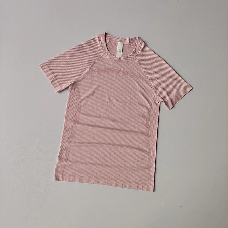 Women Yoga Top Seamless Sport T Shirts Fitness Clothes Short Sleeve Yoga Shirt Gym Top Running Active Wear Sport Top_ecoleips.com