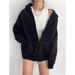 Aria Basics Foreign Trade European And American Style 2025 New Hot-Selling Women's Zipper Hooded Cardigan Jacket_ecoleips.com