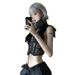New Lace Camisole Small Chest Push-Up Inner Top Pure Desire Style Fishbone Bra Outer Wear Slimming Women's_ecoleips.com