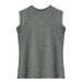 Round-neck Pure Cotton Sleeveless Top For Men Women, Suitable As A Base Layer Or Outerwear, Slim-fit And Stylish, New_ecoleips.com