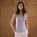 Summer Silk Wool Short Sleeve T-Shirt Women's Tencel Modal Oval Face Bottom Shirt Slim Skinny Simple Top_ecoleips.com