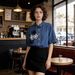 Women's Clothing 3D Decorated Top Fashionable Summer Casual Loose Short Sleeve Denim Shirt_ecoleips.com