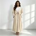 The Middle East New Fashion Lace Cardigan Gown Dress Dubai Arab Hot Women's Dress_ecoleips.com