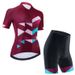 Women's Summer Cycling Apparel Short Sleeve Bib Sets Road Bike Shirts Outdoor Sport Wear Wholesale Cross Border Trade_ecoleips.com