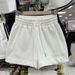 Women's Clothing Elastic Waist Drawstring Loose Sports Pants Side Slit Slim A Line Casual Outer Wear Shorts_ecoleips.com