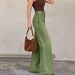 Women's Retro Stretch Wide Leg Jeans mid Waist Loose Fit Floor-Length Drapey Y2K Style European American Fashion_ecoleips.com
