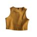Women's Clothing Women's Style High Waist Slim Fit Sleeveless Vest T-Shirt Elastic Bottoming Summer Top For Formal & Casual For Women_ecoleips.com