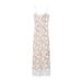 Sexy High-Slit Lace-Up Bodycon Dress – Sleeveless Long Slit Evening Gown With V-Neck & Side Tie Detail (S-L, White, Polyester)_ecoleips.com