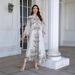 Women’s Clothing Muslim Stand Up Collar Ladies Robe Printed Diamond New Dress Abayas_ecoleips.com