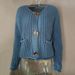 "Women's V-Neck Long Sleeve Cardigan With Pockets - Soft Polyester Knit Sweater For Fall & Winter, Casual Comfort Wear (Red, Navy, White, Blue, )_ecoleips.com