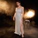 Women's Clothing Plus Size Women's Clothing New Solid Color Sling Temperament Elegant Fashion Sequin Long Banquet Dress_ecoleips.com