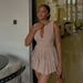 Women's V-Neck High Waist A-Line Pleated Mini Dress – Summer Casual Short Sleeveless Dress In Khaki (S-2xl)_ecoleips.com