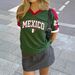 Summer Women's Y2K Slim Fit Top Short Sleeve V Neck Letter Print Loose Straight Cut Street Style_ecoleips.com