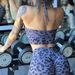 Women's Clothing Leopard Print Padded Sports Bra Halter Neck Yoga Fitness Underwear American Style Nude Fabric_ecoleips.com