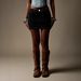 Y2K Style Denim Midi Skirt with Studded And Metallic Embellishments Sexy Short Skirt European And American Style for Early Spring And Summer_ecoleips.com