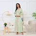 Women's Clothing Muslim Temperament New Women's Clothing Hot Diamond Long Sleeve V Neck Large Swing Dress Ins_ecoleips.com