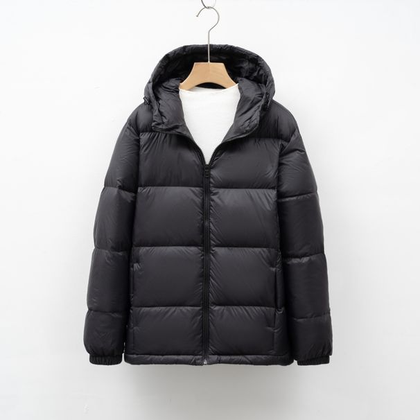 Pinghu Chixin New National Standard 90 Down Women's Winter Hooded Windproof Casual Versatile Puffer Jacket Cold-Proof_ecoleips.com