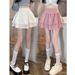 Sweet Fluffy For Women, 2025 Summer New High-waisted Petite Pleated That Makes Legs Look Longer, Cake-style Short Skirt_ecoleips.com