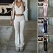 2026 Spring And Summer Casual Women's Suit Sexy V-neck T-shirt Micro-pull Pants 2-piece Women's Clothing_ecoleips.com