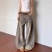 Women's Clothing Retro Splatter Paint Distressed Washed Curved Jeans Women's Regular Fit Denim Spring/Autumn Solid England Style Fashion_ecoleips.com