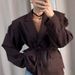 2026 Cross-Border Foreign Trade Women's Clothing European And American Spring New Fashionable Waist-Cinching Belted_ecoleips.com