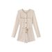 French-Inspired Jumpsuit For Women, Elegant Stretch High-Waist Palazzo Pants, Long Sleeve Bodycon Romper (XS-L)_ecoleips.com