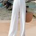 Suitable For All Seasons Korean And Japanese Style Thin Linen Wide-Leg Casual Loose Slimming Cotton-Linen Draped High-Waist Straight-Leg Long_ecoleips.com