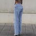 Women's Clothing High Waisted Street Style Wide Leg Jeans_ecoleips.com