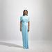Spring New Women's Shawl Style Pleated Wrap Dress Casual Slim Fit European And American Cross Border 2025_ecoleips.com
