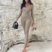 Diyun European And American Yoga Wear Sports Sexy Slim Fit Jumpsuit Women's Clothing 2025 Spring Summer_ecoleips.com