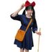 Halloween Costume Cos Cosplay Anime Little Witch House Rush Kiki Dress Schoolbag Stage Play Costume_ecoleips.com