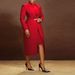 Women's Lapel Waist Back Slit Suit Vest Two Piece Set_ecoleips.com