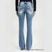 Summer Low Rise Stretch Slim Fit Flared Jeans for Women American Retro Style Cross Embroidery New Style 2026_ecoleips.com