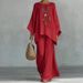 Women's Linen-Blend Relaxed Shirt Wide-Leg Pants Set Breathable Comfort Casual Loose-Fit Summer Outfit_ecoleips.com