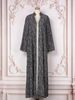 Women's Robe Clothing Muslim Long Skirt New Diamond Studded Long Sleeved Dress_ecoleips.com