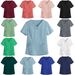 Women’s Clothing Elastic Quick Drying Medical Work Clothes Oral Dentist Operating Room Isolation Clothes Summer Thin Wash Clothes_ecoleips.com