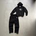 Men's Graphic Print Hoodie And Sweatpants Set, Fleece Lined Casual Tracksuit For Streetwear And Lounge_ecoleips.com
